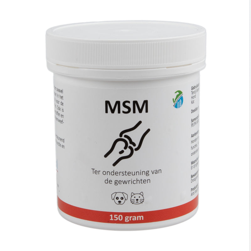 MSM 100% Puro - Para perros y gatos - Metilsulfonilmetano - Para articulaciones flexibles