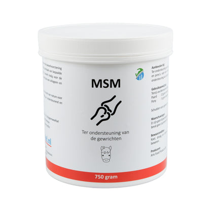 MSM 100% Puro - Para caballos - Metilsulfonilmetano - Para articulaciones flexibles