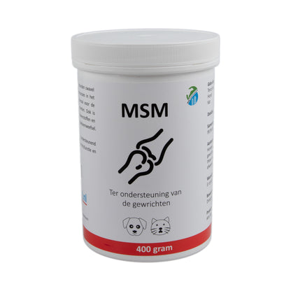 MSM 100% Puro - Para perros y gatos - Metilsulfonilmetano - Para articulaciones flexibles